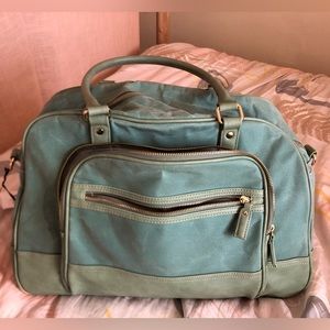 Urban originals vegan overnight bag, mint green.